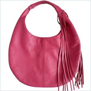B-Low the Belt Leather Fringed Hobo